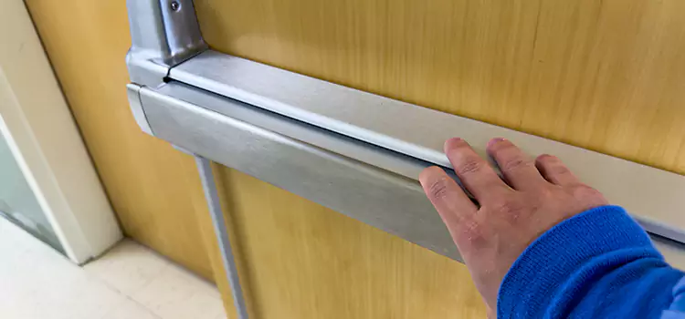 Installing a Push Bar on a Door Lake Ronkonkoma